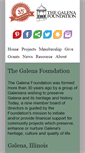 Mobile Screenshot of galenafoundation.org